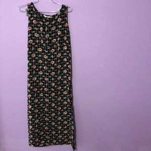 Floral maxi dress size small